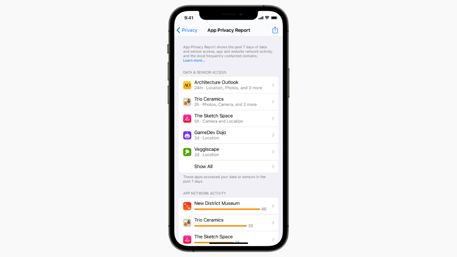 ios15 app privacy report