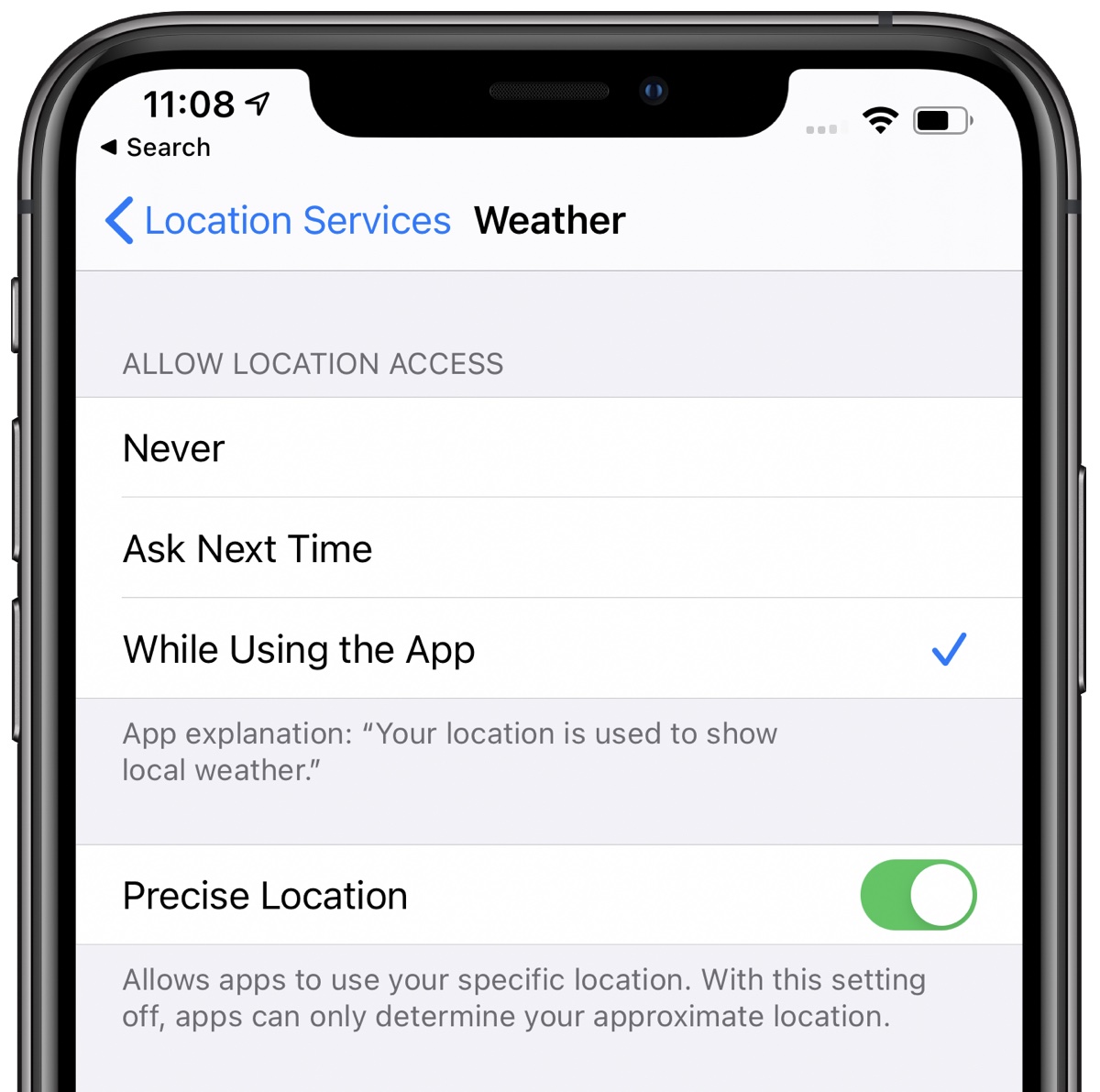 weatherapplocationios14